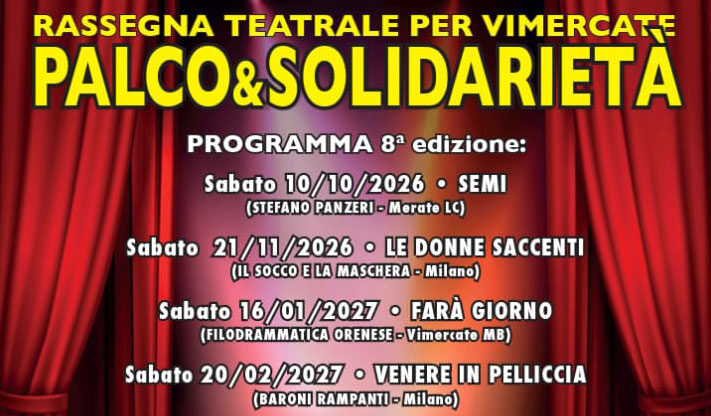 Palco&Solidarietà, 8°edizione
